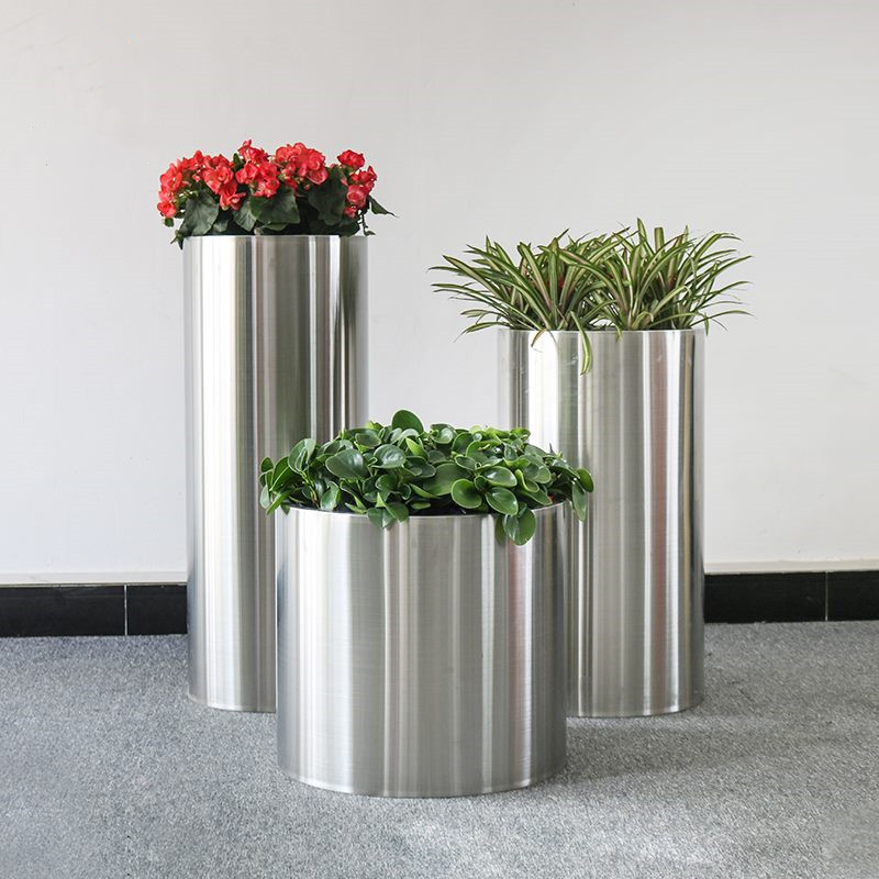 電鍍不銹鋼花盆